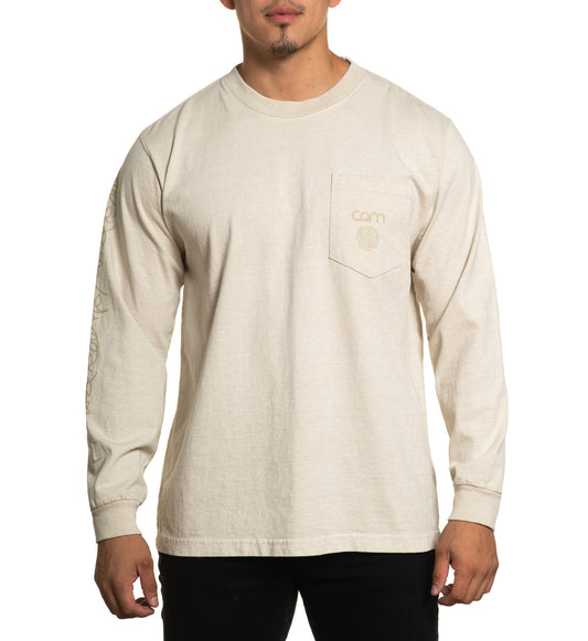 CAM LS Stamp Tee - Natural