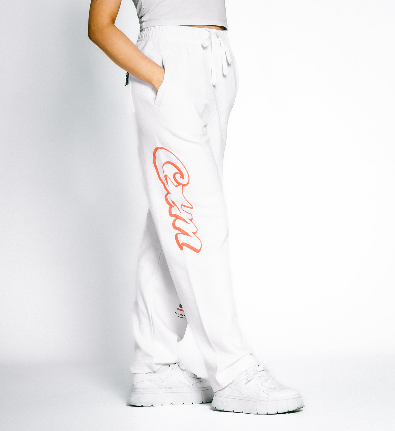CAMSTAR SWEATPANT - WHITE